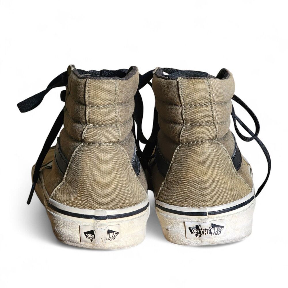 Vans Off The Wall Classic Sneaker Men’s 6.5 Women's 8 Olive Sk8t Shoe Skater - Picture 3 of 7